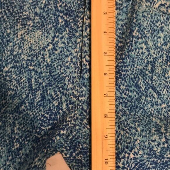 Vtg guess 90s blue snakeskin all over print stretch jeans made in USA size 24 - Picture 11 of 13